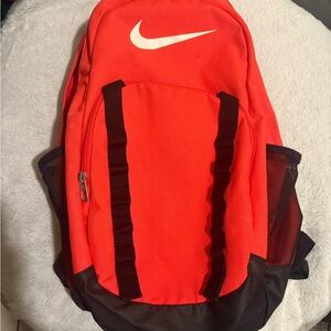 Nike Brasilia 7xl backpack in coral orange, good condition,